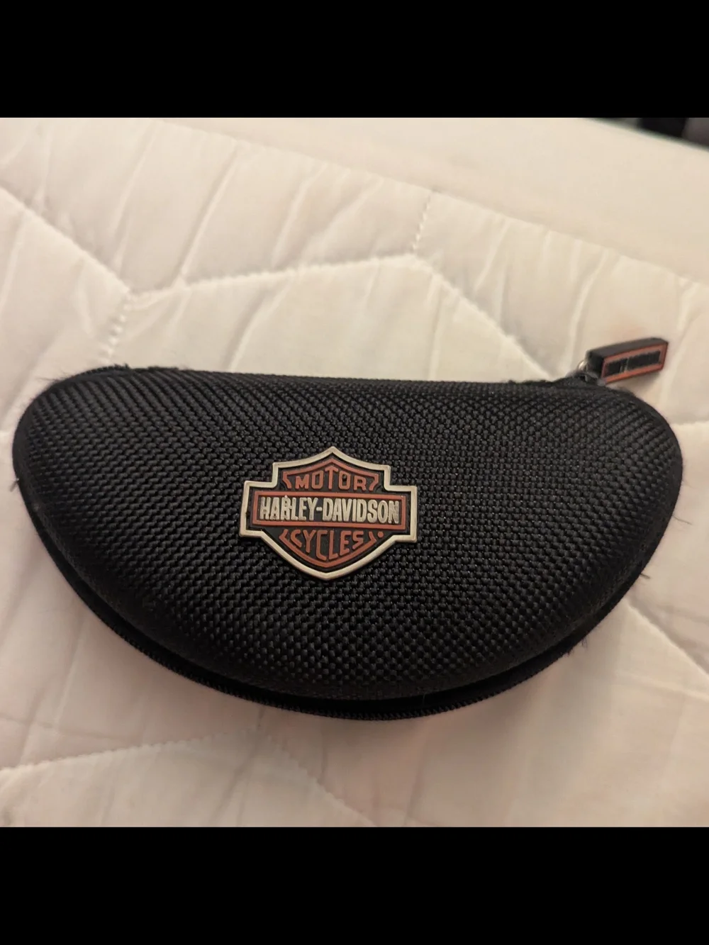 Harley-Davidson Black Textured Sunglasses Case